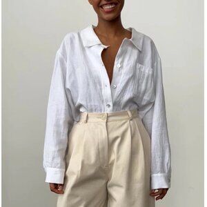 Boheme good The Oxford Shirt ( white linen)